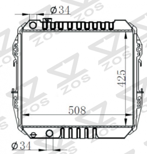 TOYOTA MTX MT radiator