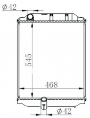 TOYOTA TOUOTA MT radiator
