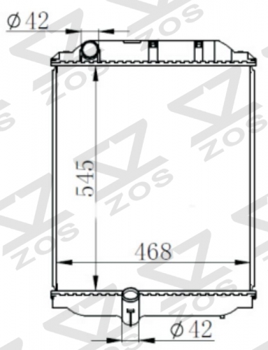 TOYOTA TOUOTA MT radiator