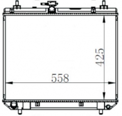 TOYOTA AVANZA MT radiator