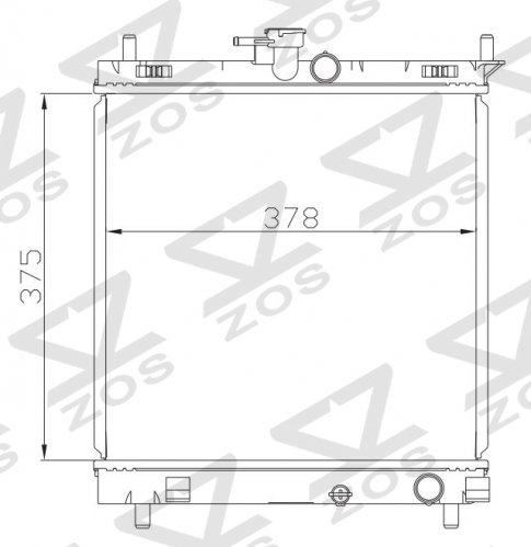 TOYOTA Avanza 1.3 MT 2012-MT radiator