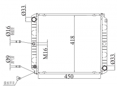 VOLVO 240/245/740/760 2.0 2.3G 1974-1985 MT radiator