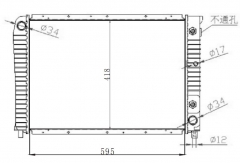 VOLVO 940 2.0I B200F AI(以色列） MT radiator