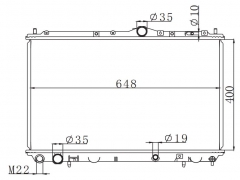 VOLVO S40/V40(95-)1.6i16V B4164S(G) 1995-1999 MT radiator