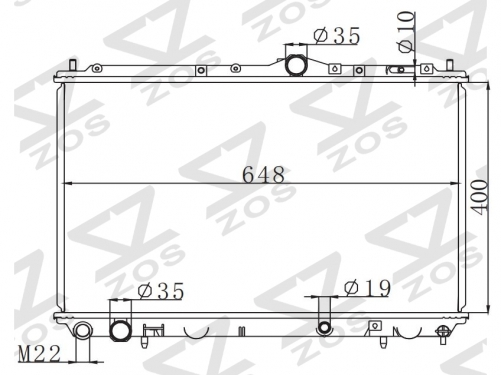 VOLVO S40/V40(95-)1.6i16V B4164S(G) 1995-1999 MT radiator