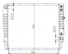 VOLVO MT radiator