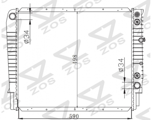 VOLVO MT radiator