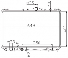 VOLVO S40/V40 AT radiator