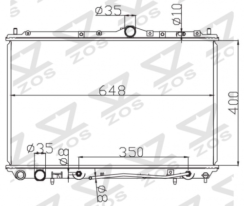 VOLVO S40/V40 AT radiator