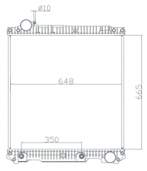 VOLVO MERCEDES NG90'95 radiator