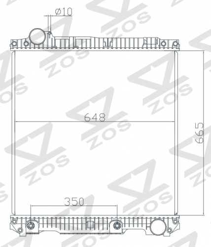 VOLVO MERCEDES NG90'95 radiator