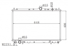 VOLVO S40/V40 MT radiator