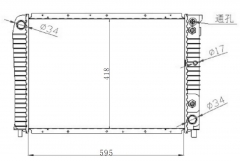 VOLVO 940 2.0I B200F AT radiator