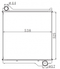 TATA 2515 MT radiator