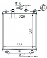 TATA MT radiator