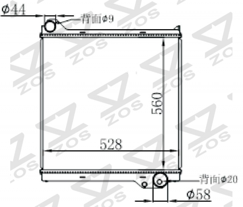 TATA MT radiator