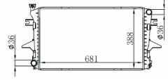 TATA MT radiator