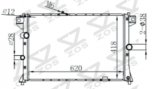TATA MT radiator