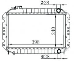 TATA MT radiator