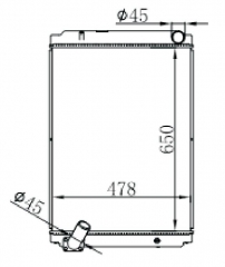 TATA MT radiator