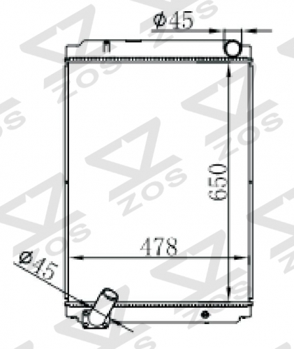 TATA MT radiator