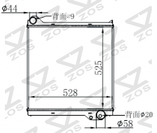 TATA MT radiator