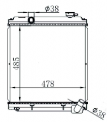 TATA MT radiator