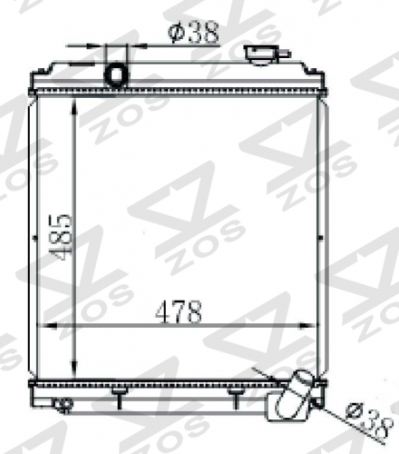 TATA MT radiator