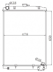 TATA INDIA TATA TA-3 MT radiator