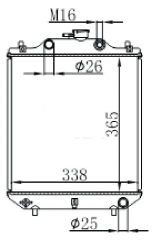 TATA MT radiator