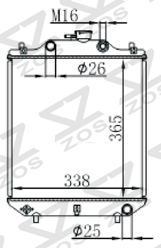 TATA MT radiator
