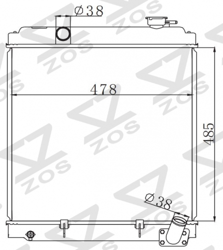 TATA MT radiator