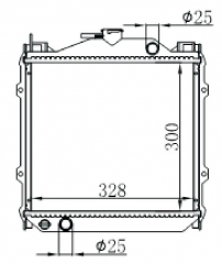 TATA MT radiator