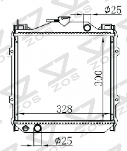 TATA MT radiator