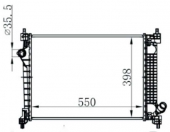 DAEWOO NEXIA 3 MT radiator