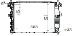 DAEWOO ACTYON 200 XDI 05- MT radiator
