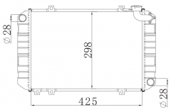 DAEWOO MT radiator