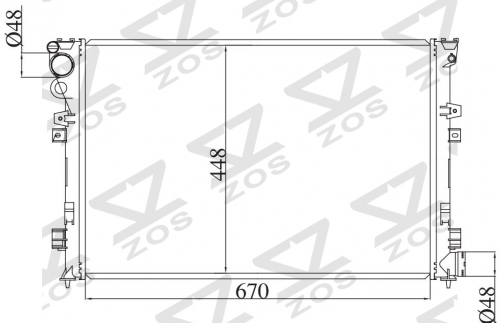 FIAT SCUDO 1.6’96 1996 MT radiator