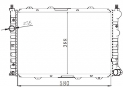 FIAT ALFA MT radiator