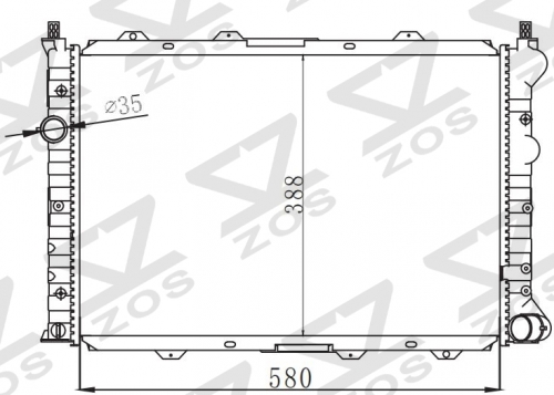 FIAT ALFA MT radiator