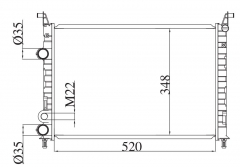 FIAT ALBEA 2002- MT radiator