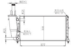 FIAT KANGOO II 1.5 DCI 08- MT radiator