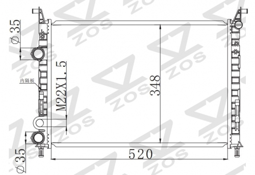 FIAT ALBEA （AGT） 2002- MT radiator