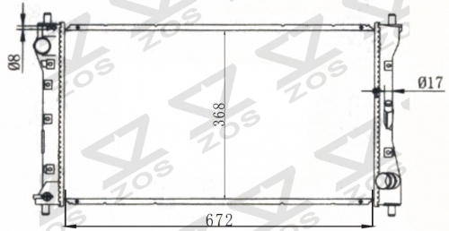 FIAT SEDICI JTD 2010 MT radiator