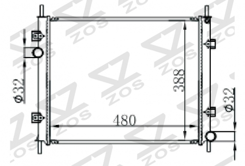 FIAT PROTONS SAVVY 05- MT radiator