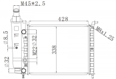 FIAT 菲亚特(进口)PALIO (178BX) MT radiator