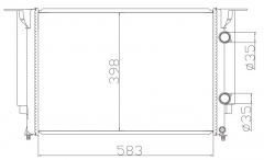 FIAT STILO(192)1.2/1.4/1.6/1.8 i16V 2001- MT radiator