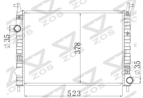 FIAT STRADA Pickup (178E) 1.3 D Multijet MT radiator