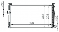 FIAT IDEA 1.3 MJTD 04- MT radiator