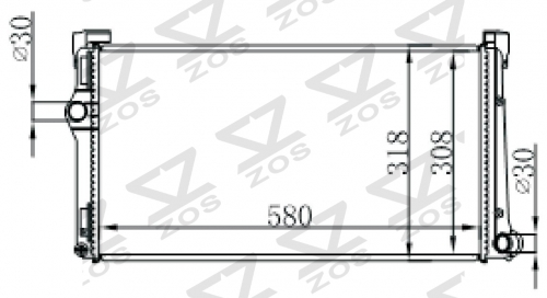 FIAT IDEA 1.3 MJTD 04- MT radiator